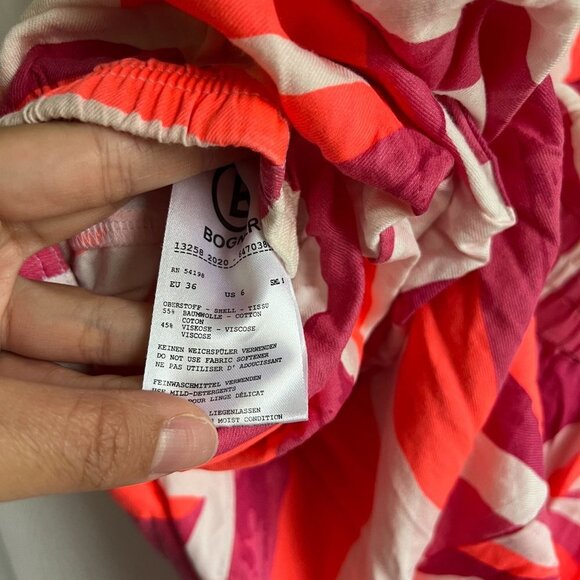 Bogner Fire + Ice Vesna Pink White Orange Jumpsuit Women's Size 6 - Picture 7 of 7